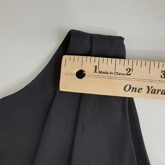 Theory Jantine 100% Silk Layered Tank Top Blouse Womens S Blue/Black Business - Picture 14 of 14